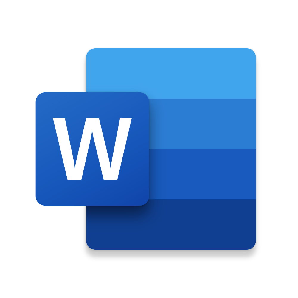Microsoft Word application